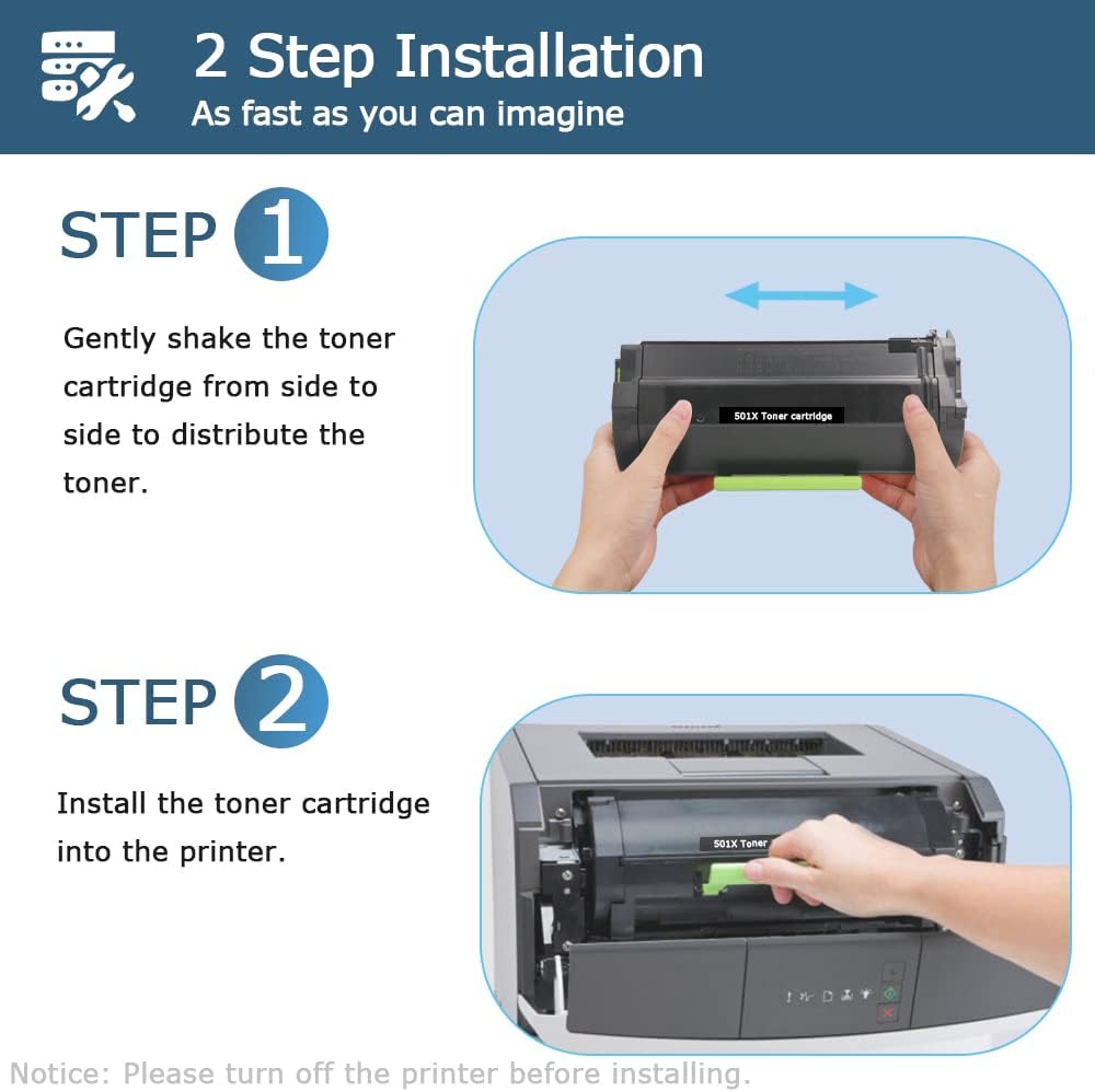 Compatible Toner Cartridge Replacement (1 Black) D4010