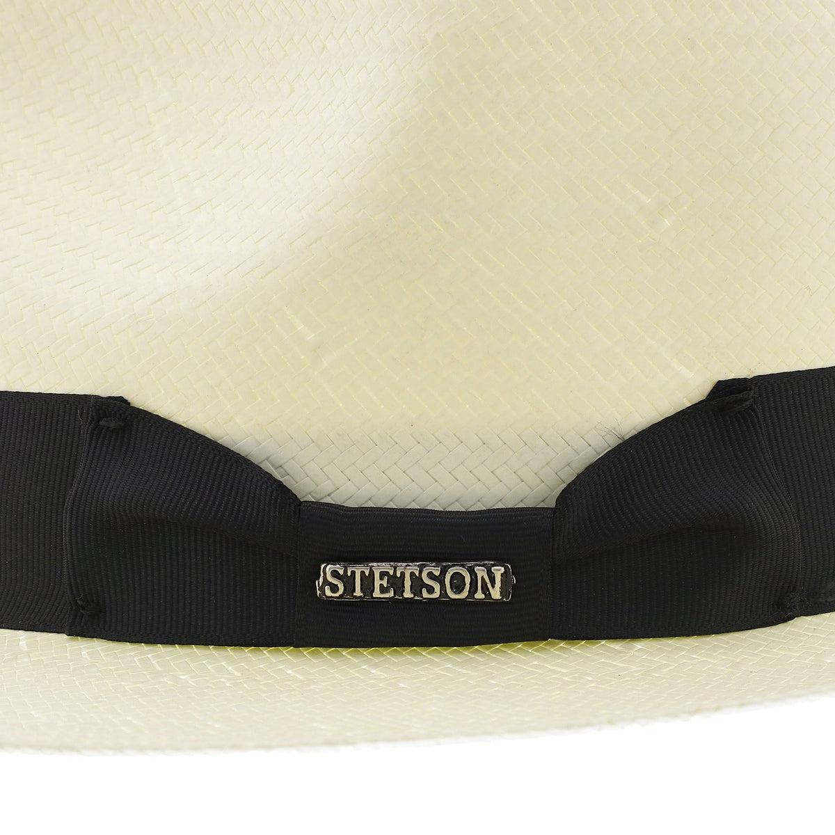 Natural Straw Shantung Fedora Hat J72483