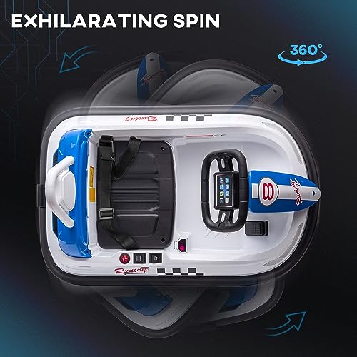 Red 6V Kids Electric Ride on Bumper Car with EVA Bumper Edges M287517