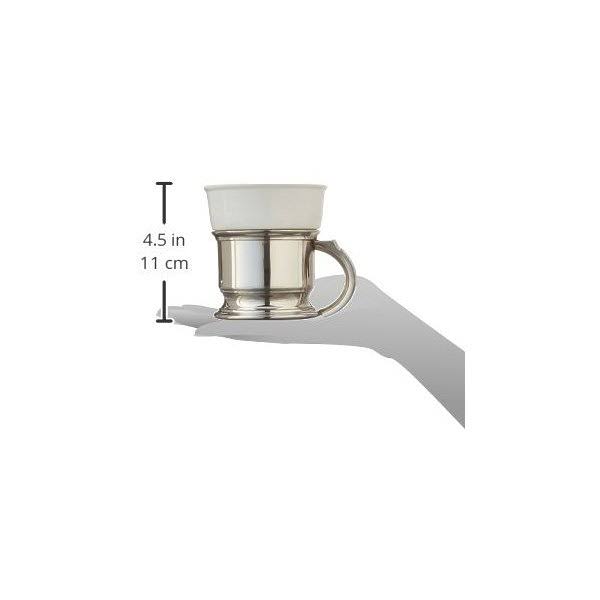 Shaving Mug with Pewter Caddy W6514