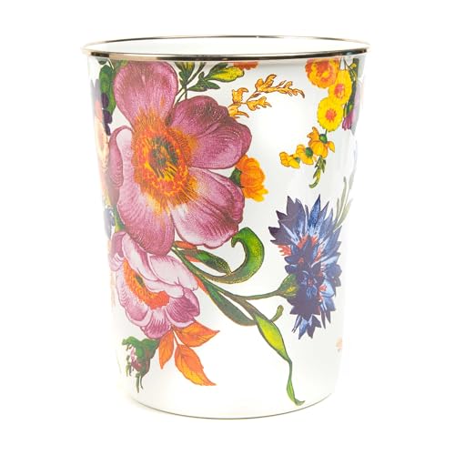 Blue-and-White Royal Check Waste Bin X663