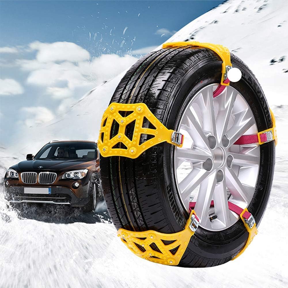 Anti-Skid Snow Chains for Tyres 8Pcs H64755