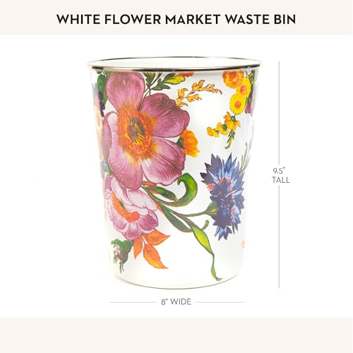 Blue-and-White Royal Check Waste Bin X663