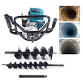52cc Gas Powered Earth Auger Post Hole Digger Borer Fence Ground Drill 4inch 6inch 8inch Bits W990