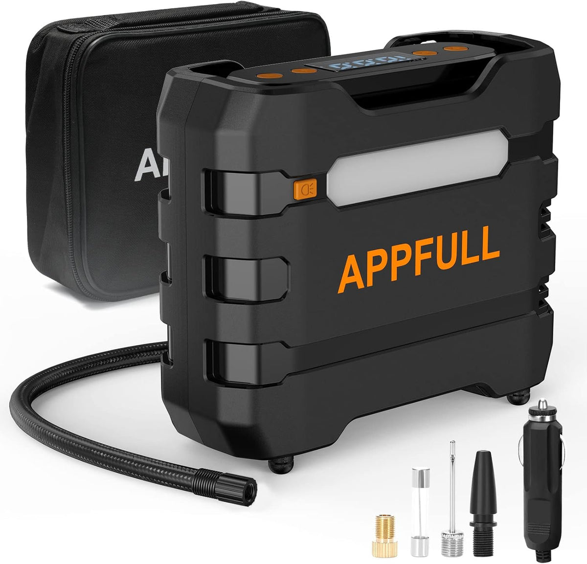 Portable 12V DC Digital Tire Inflator Air Compressor with LED Light V33882