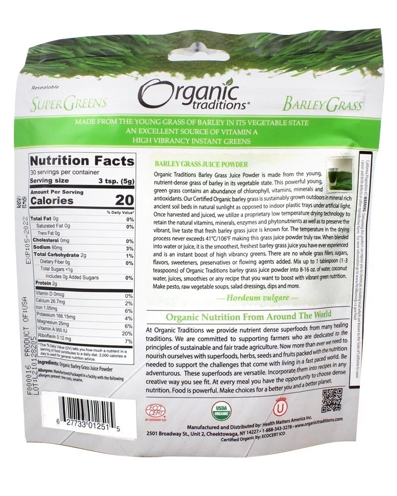 Barley Grass Juice Powder 5.3 oz N270