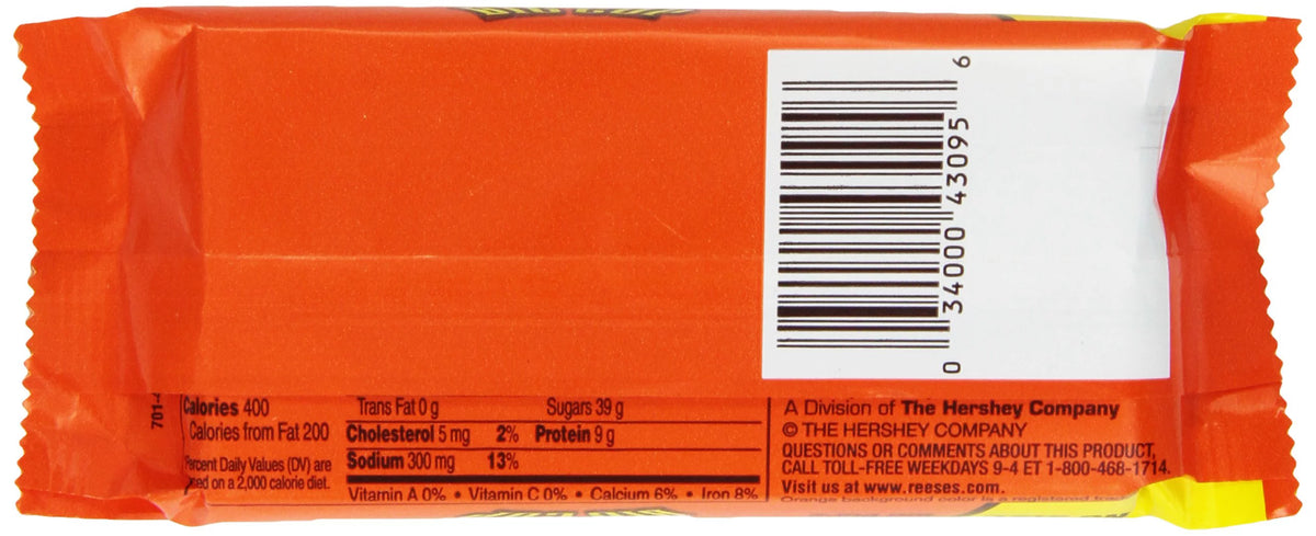 King Size Peanut Butter Big Cup, 2.8 oz, Pack of 16 K137