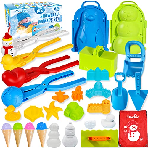 25 Pcs Winter Snowball Tool Kit with Handle D976951