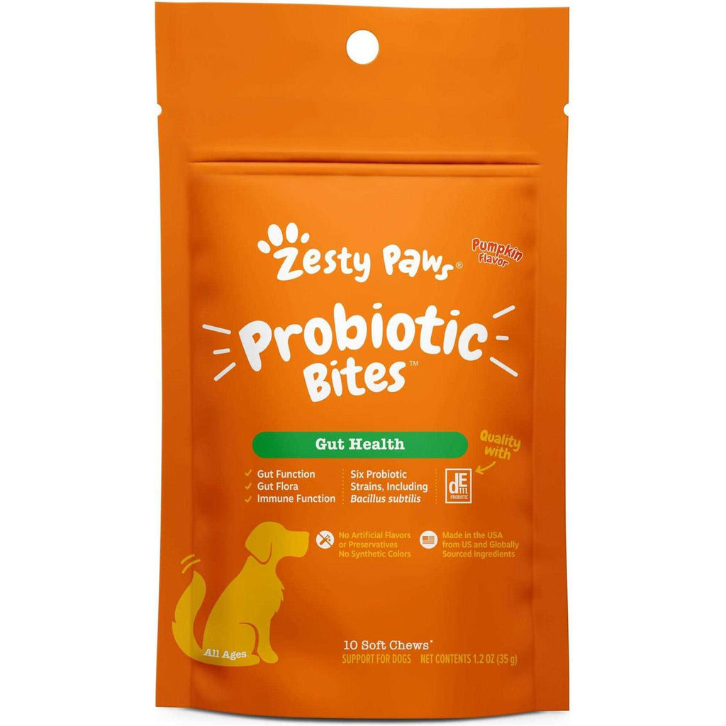 Probiotic Bites Pumpkin Flavored Soft Chews for Dogs B237