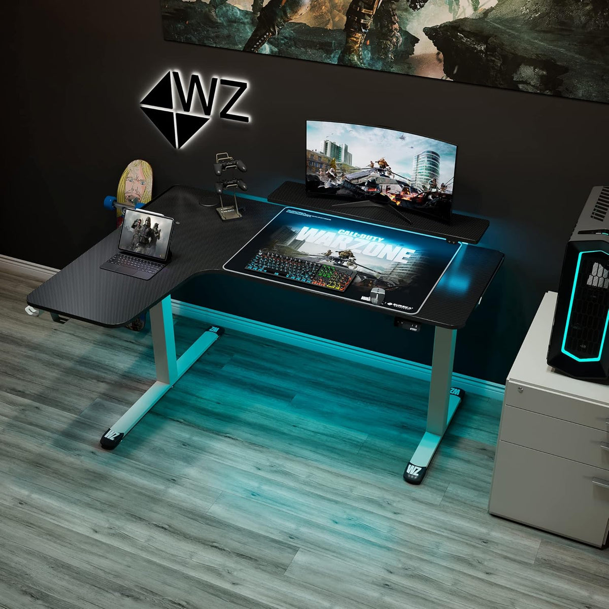 L-Shaped Electric Standing Desk T611776