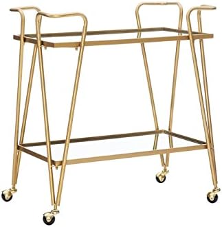 Gold Mid-Century Bar Cart R80350