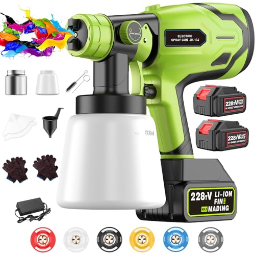 Cordless Brushless Paint Sprayer for 21V Max Battery (2 Battery Included) F551074