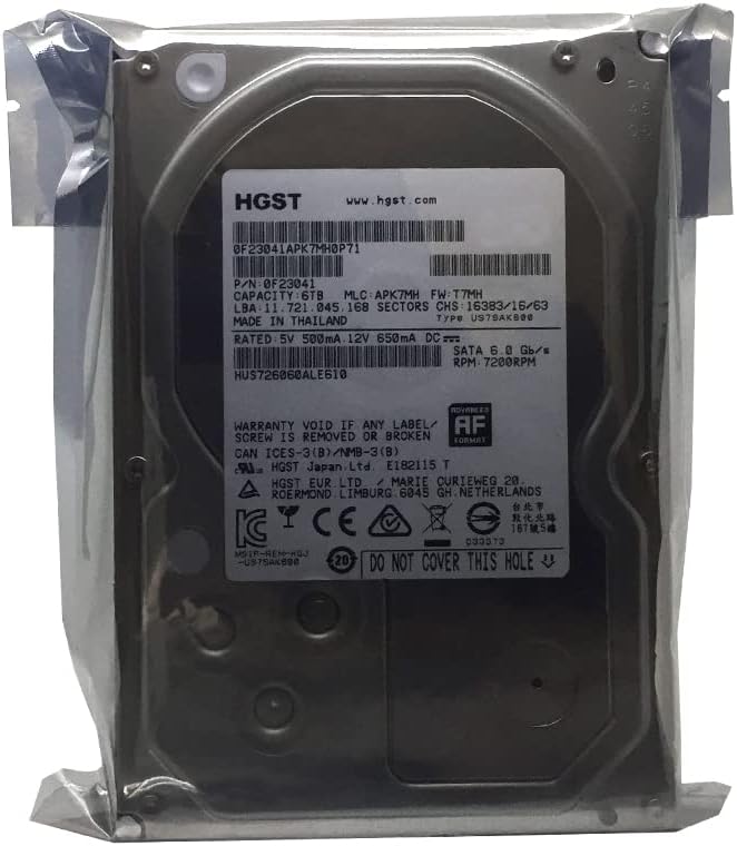 6TB 7200 RPM SATA 6Gb/s 128MB Cache 3.5-Inch Enterprise Hard Drive (Renewed) Pack of 2 C596