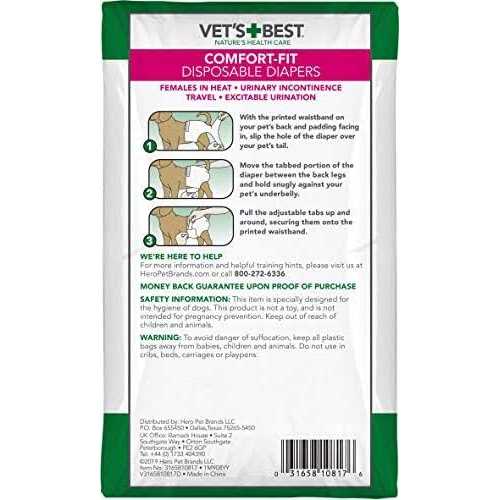 Disposable Female Dog Diapers F607