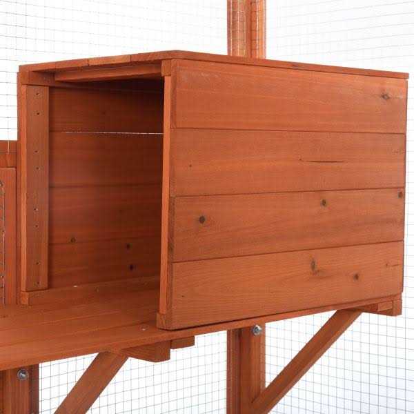 Large Wooden Cat House Catio Enclosure C666