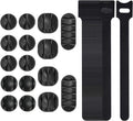 Cord Management Kit 76pcs Cable Ties and Holders K808