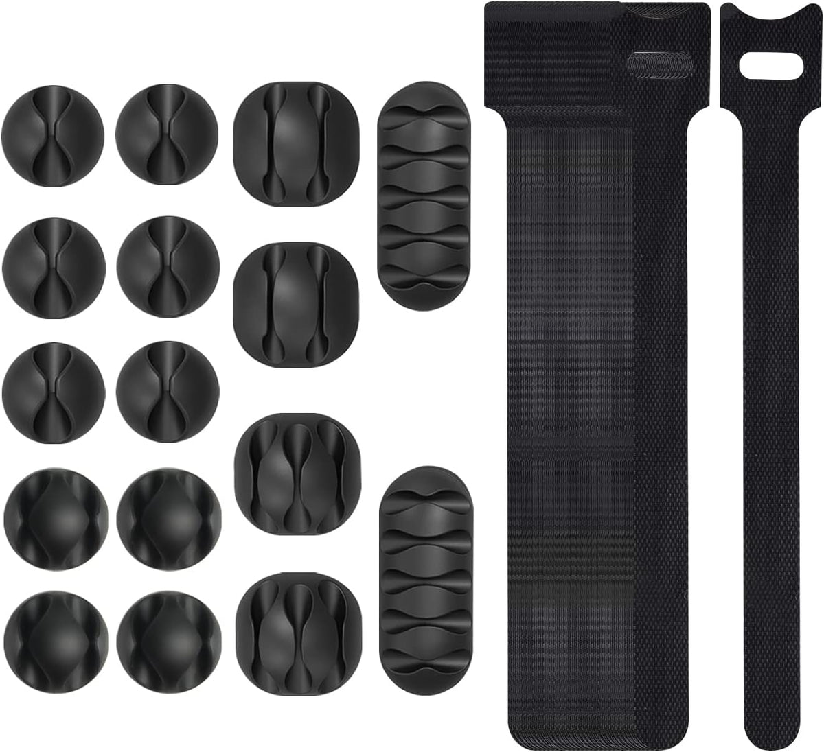 Cord Management Kit 76pcs Cable Ties and Holders K808