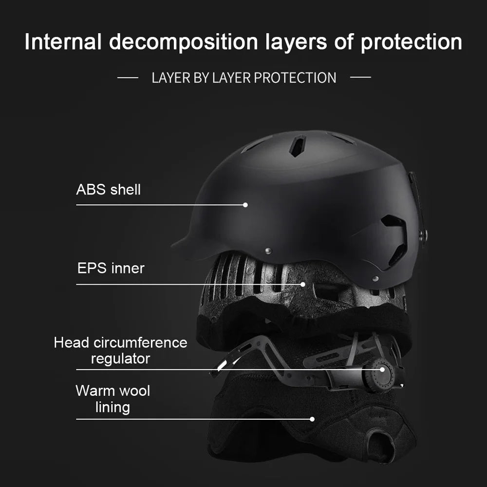 Winter Warm Cycling Safety Helmets M9340