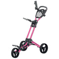 Pink 3 Wheel Golf Push Cart N846
