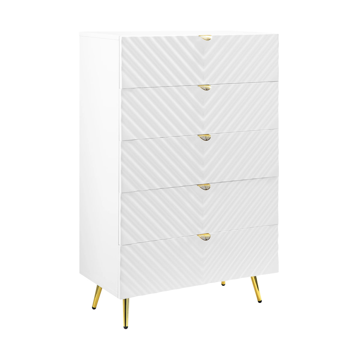 White High Gloss Chest E8092