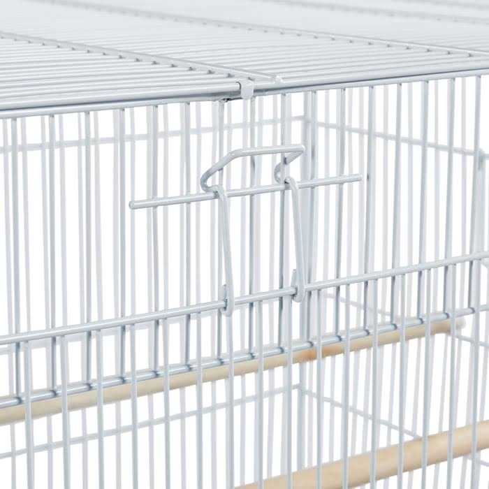 47 Bird Cage with Slide-Out Tray and Rolling Stand I497949