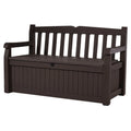 Outdoor Storage Resin Bench P1378