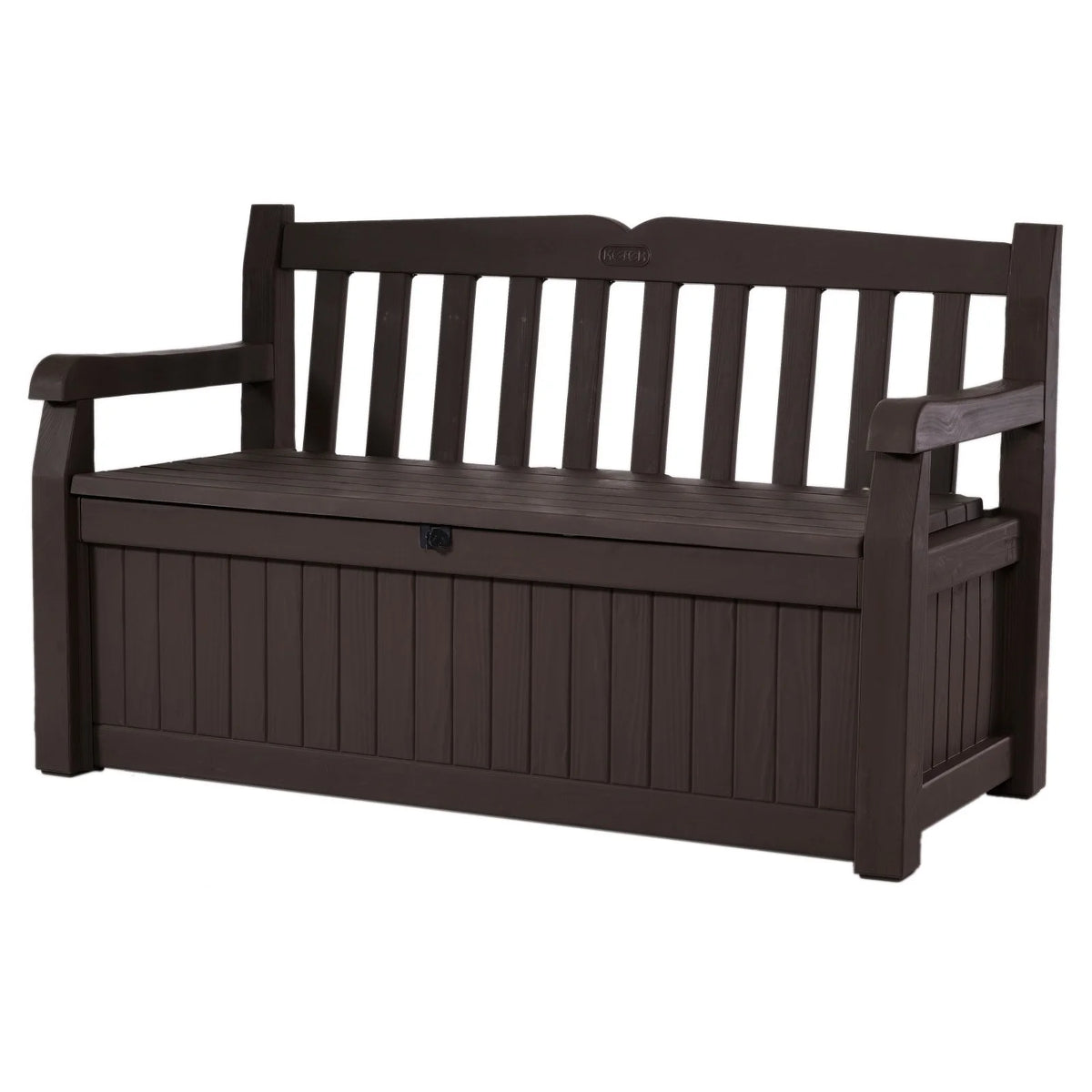 Outdoor Storage Resin Bench P1378