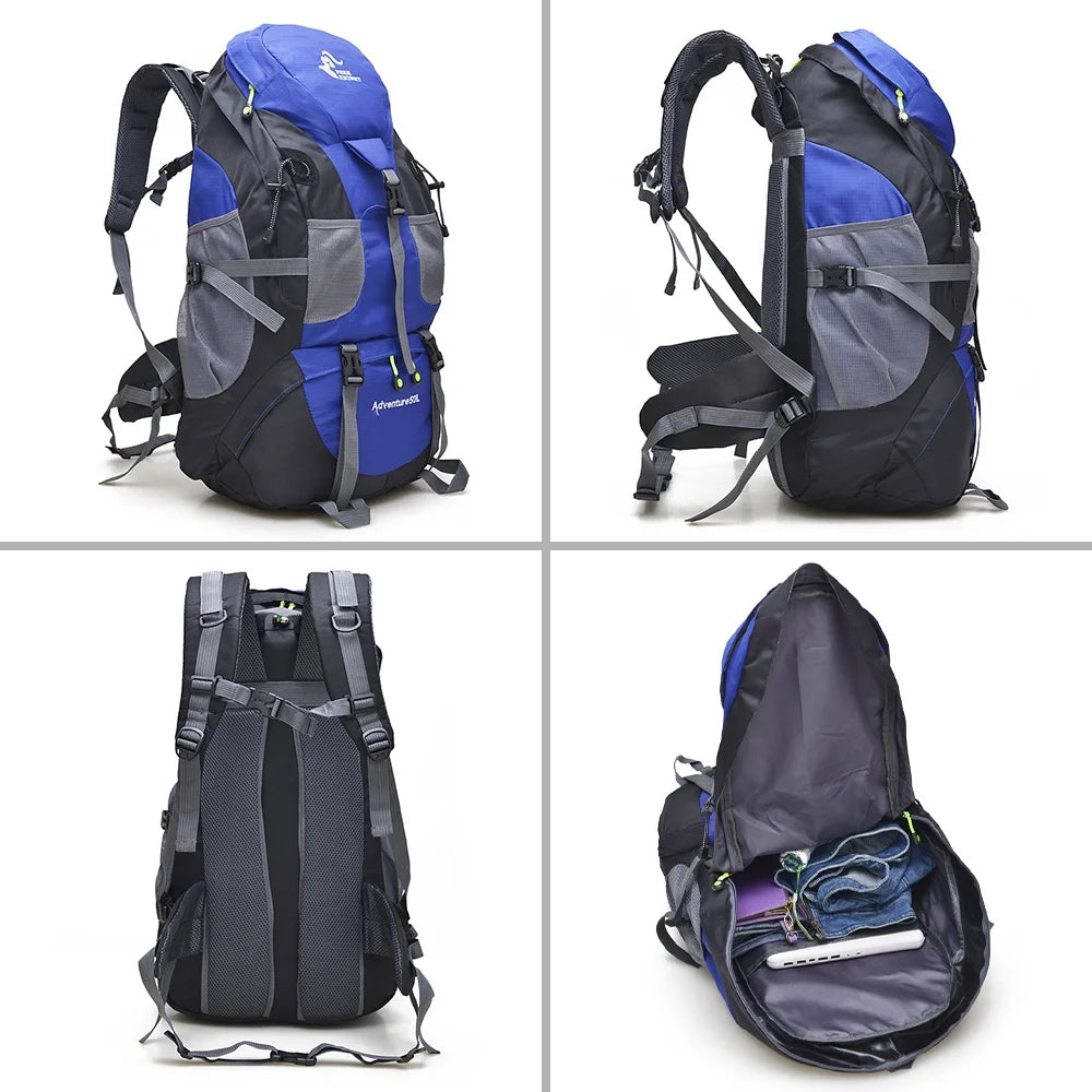 50L Water Resistant Hiking Backpack V98113