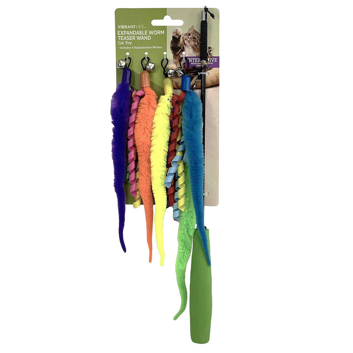 Worm Teaser Wand Cat Toy M158