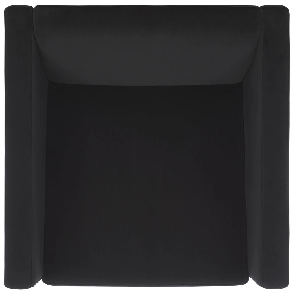 Black Velvet Accent Chairs S393381
