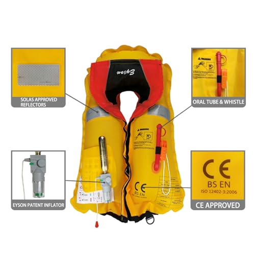 Inflatable Life Jacket Life Vest Automatic Manual E96712
