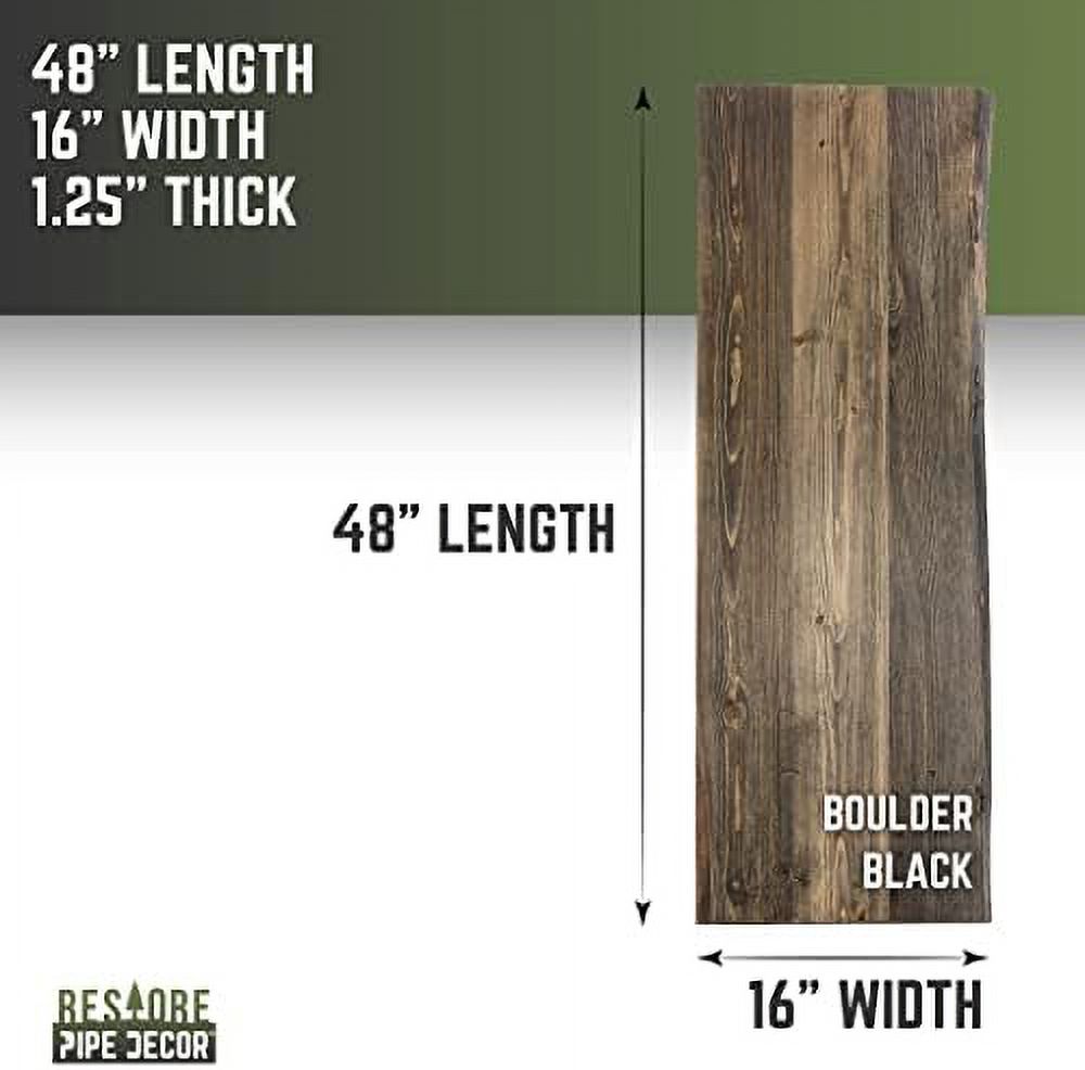 Reclaimed Ponderosa Pine Wood Console Table Top and Bench F36711