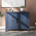 Wood Storage Cabinet Console Table 2-Door 2-Shelf I406330