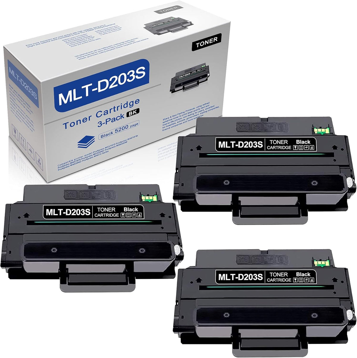 3 Pack Black Toner Cartridge N21218