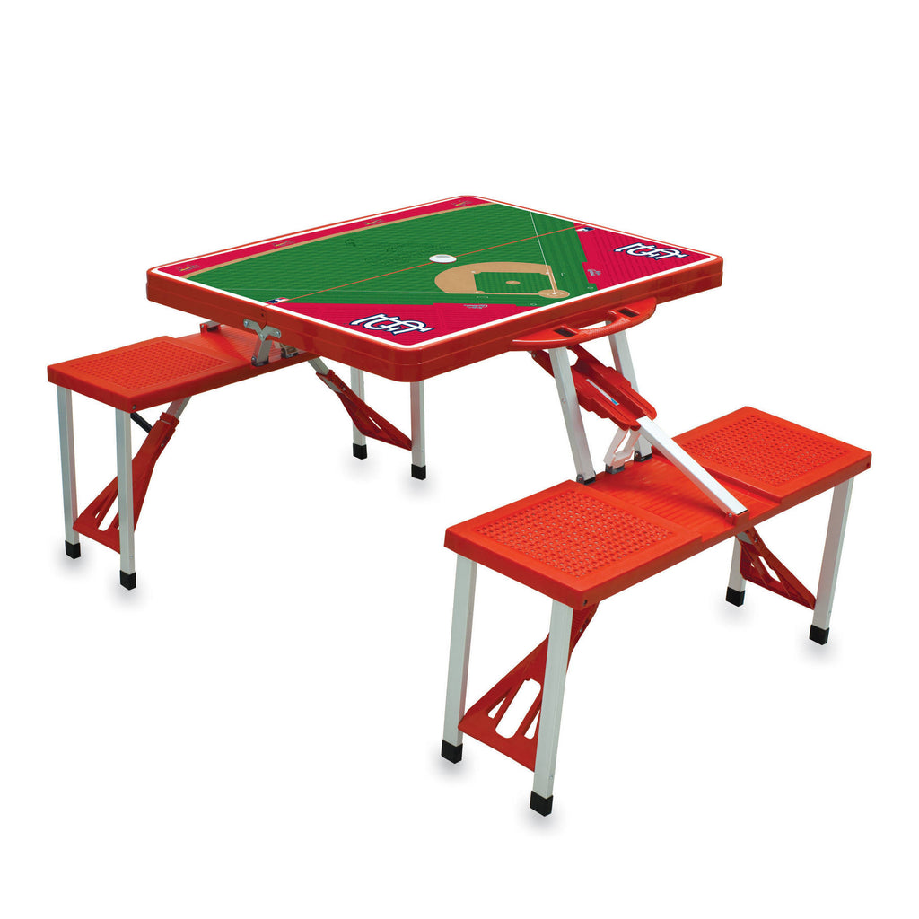 Red Picnic Table T46881