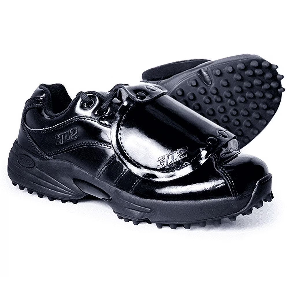 Black Patent Leather Baseball Cleat W33056