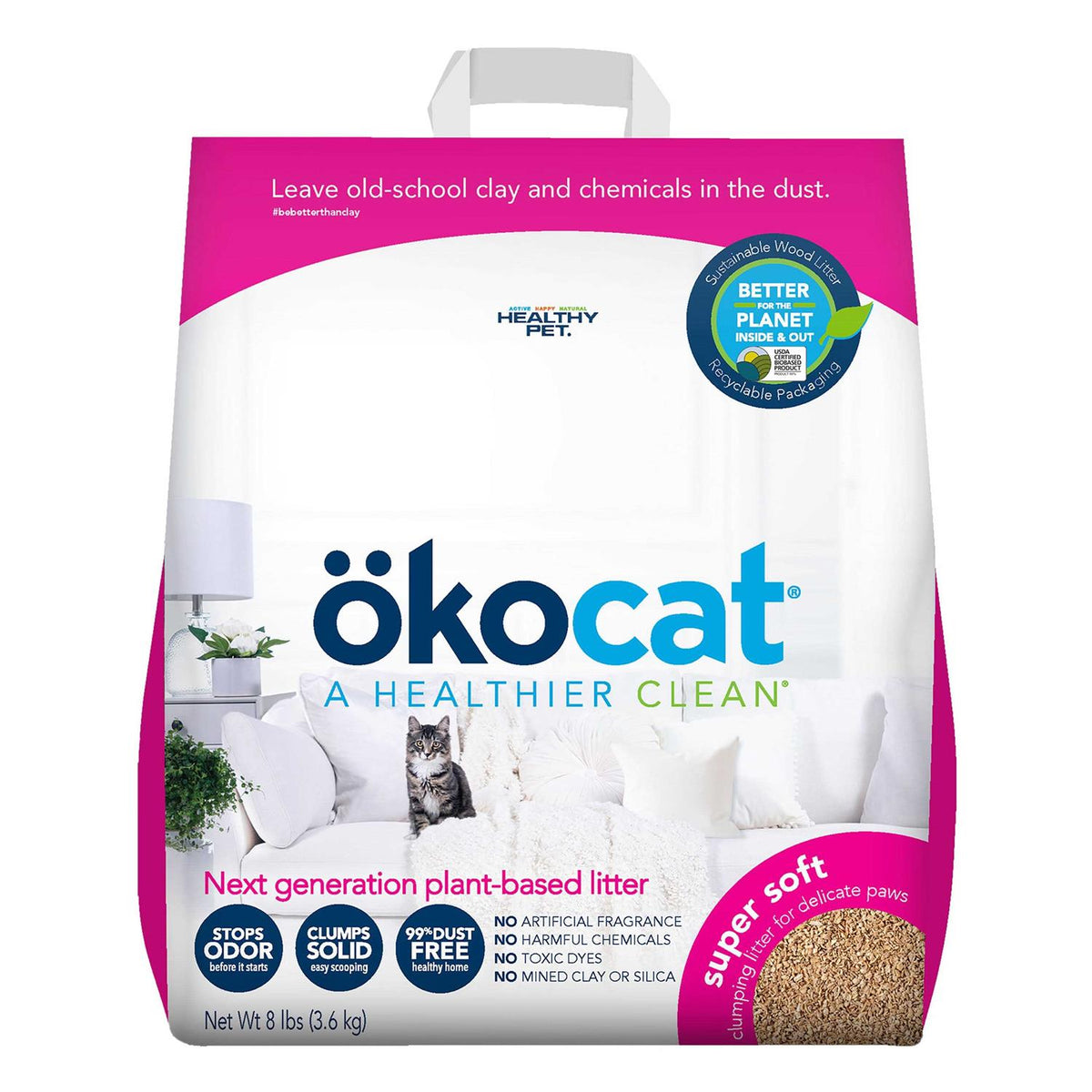 Clumping Wood Cat Litter F352