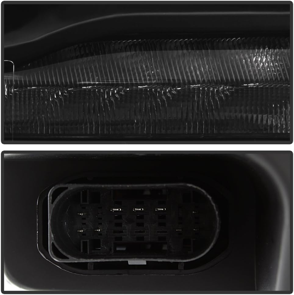 White LED DRL Headlights Assembly H759