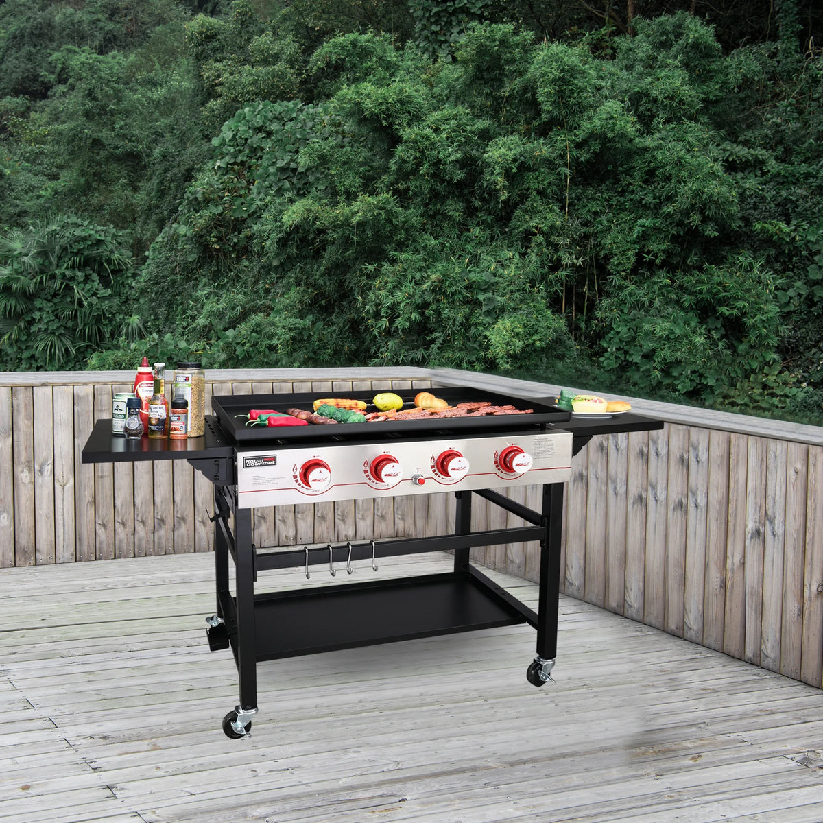 36-Inch 4-Burner Flat Top Gas Grill K267962