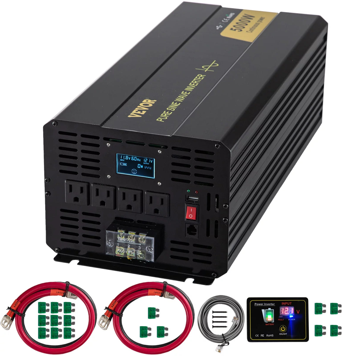 5000 Watt Pure Sine Wave Power Inverter B369517