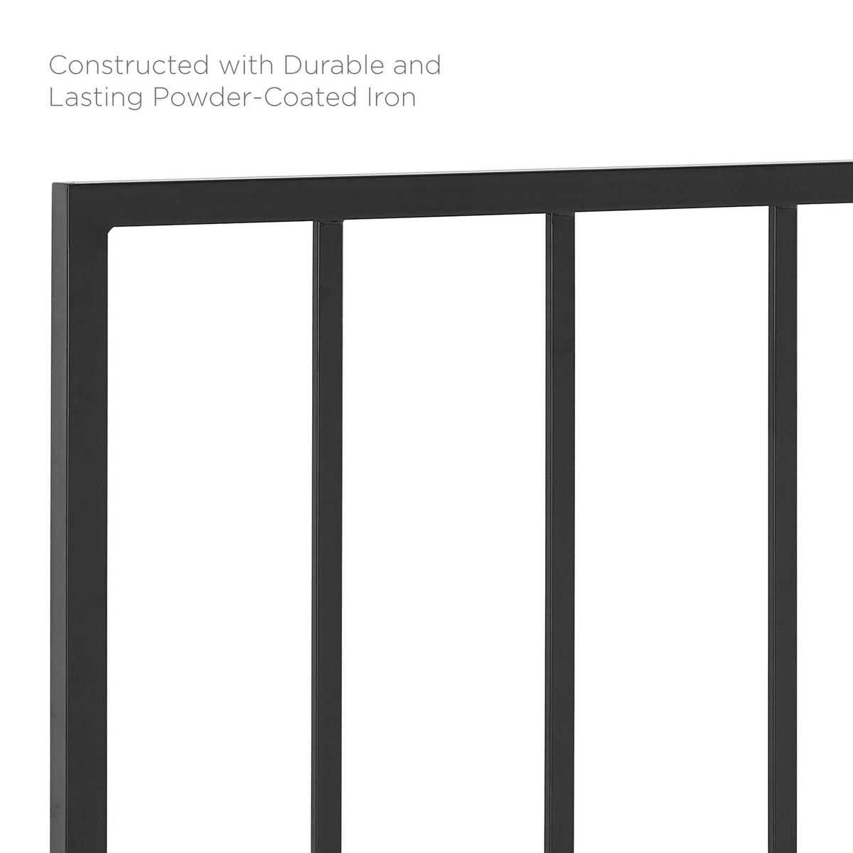 Black Full Metal Headboard D26590