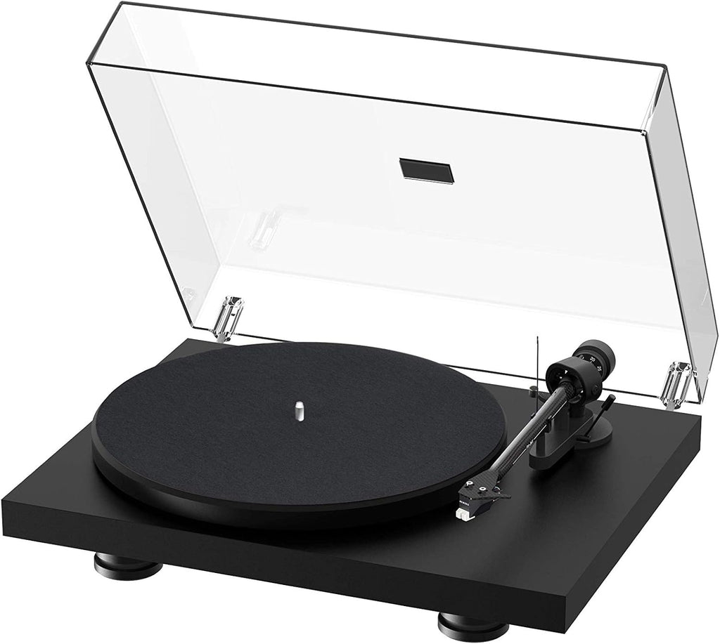 Satin Steel Blue Turntable with Carbon Fiber Tonearm X27616
