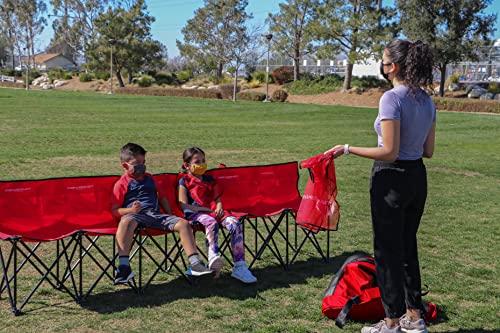 6 Seater Team Bench with Carry Bag G473