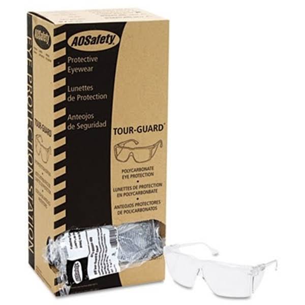 Clear Frame Safety Glasses, 20/Box O45349