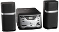 CD Player with AM/FM Tuner Aux-in Headphone Jack (Black/Silver) Pack of 2 U865490