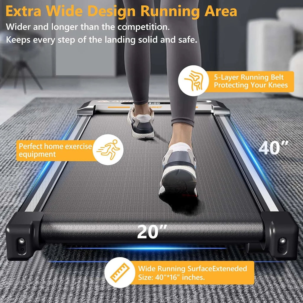 Under Desk Treadmill 2 in 1 Black E37025