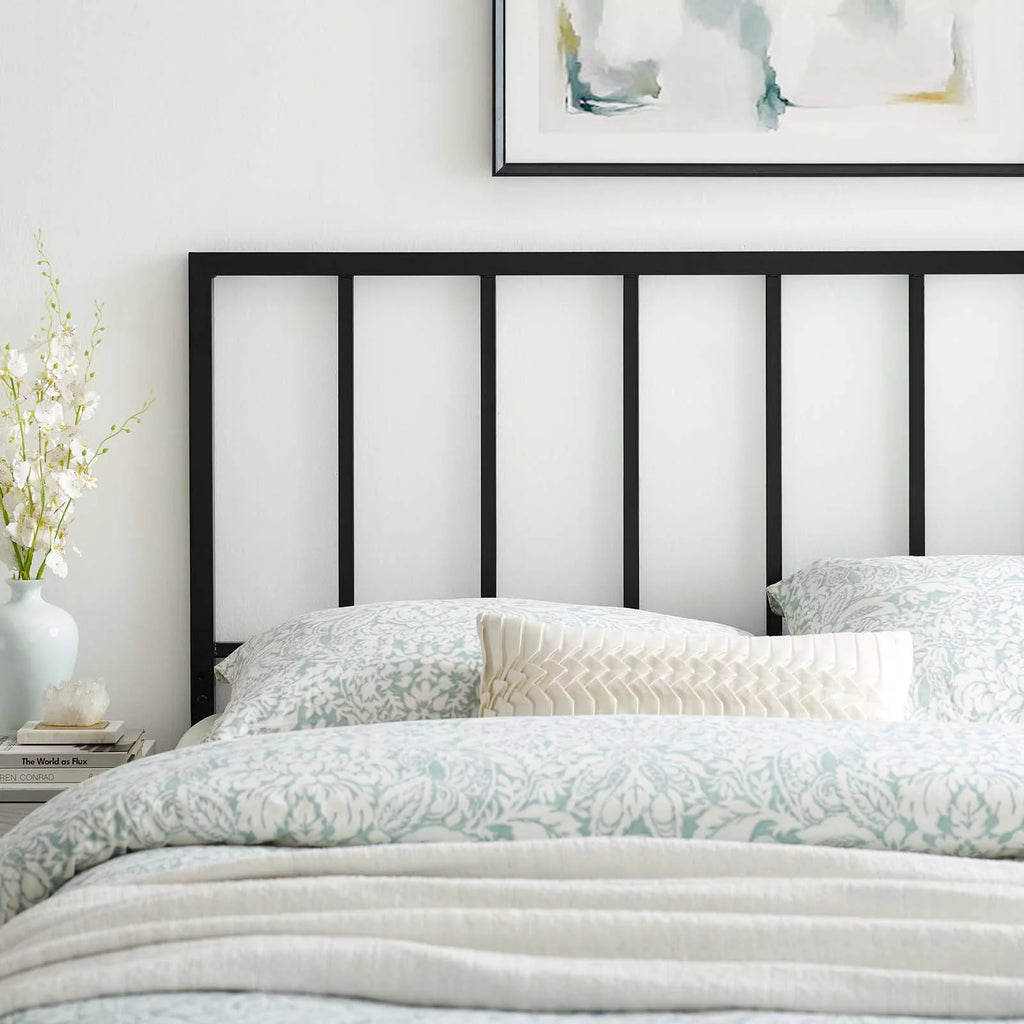 Black Full Metal Headboard D26590