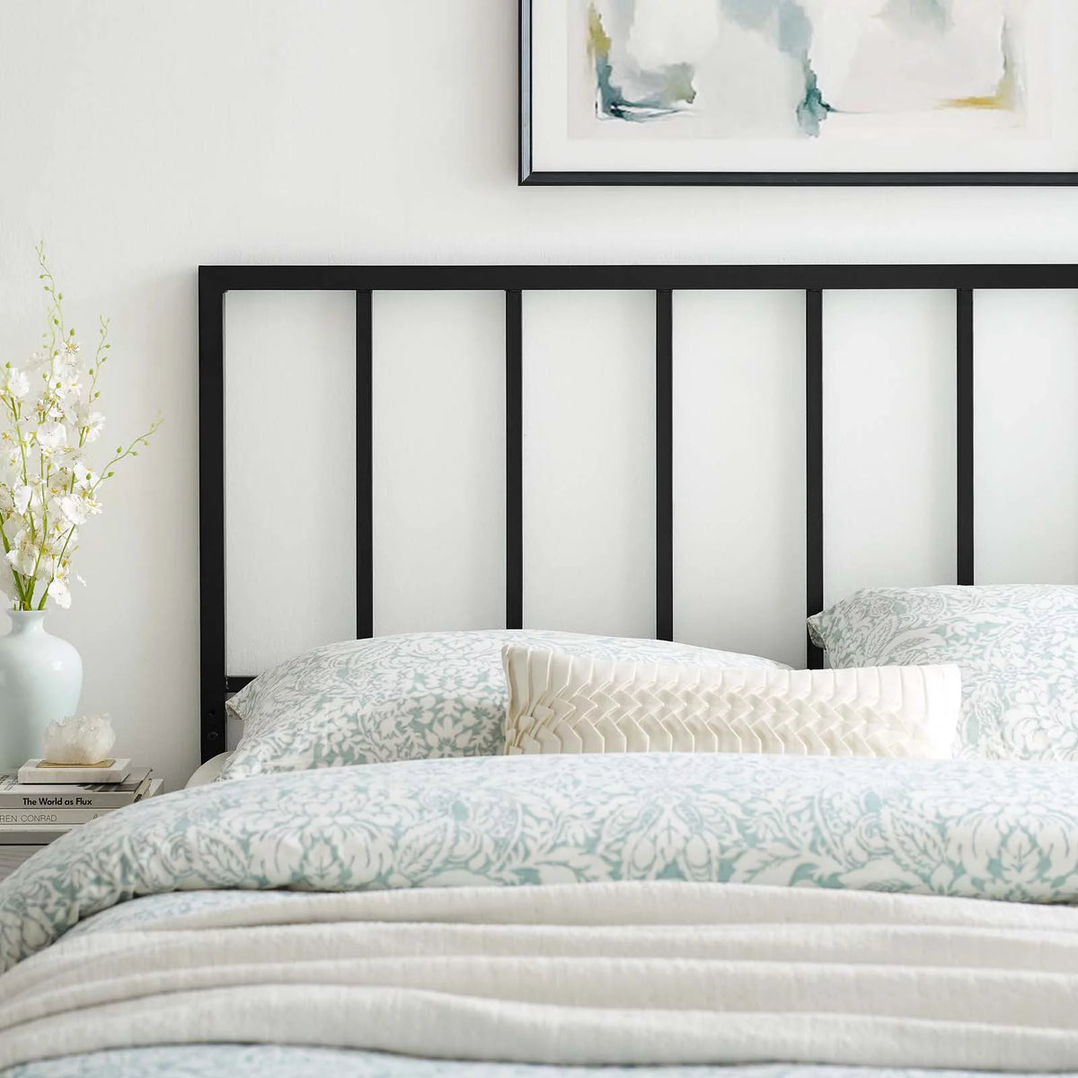 Black Full Metal Headboard D26590