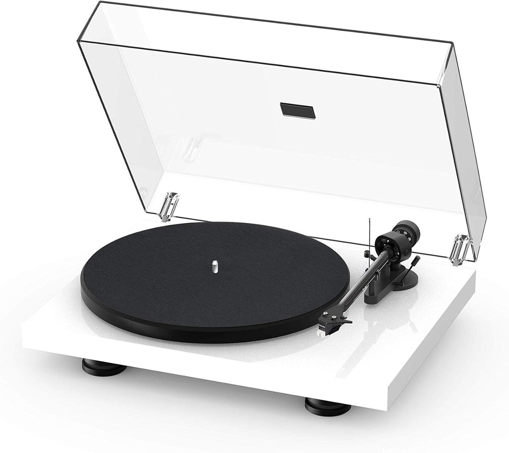 Satin Steel Blue Turntable with Carbon Fiber Tonearm X27616