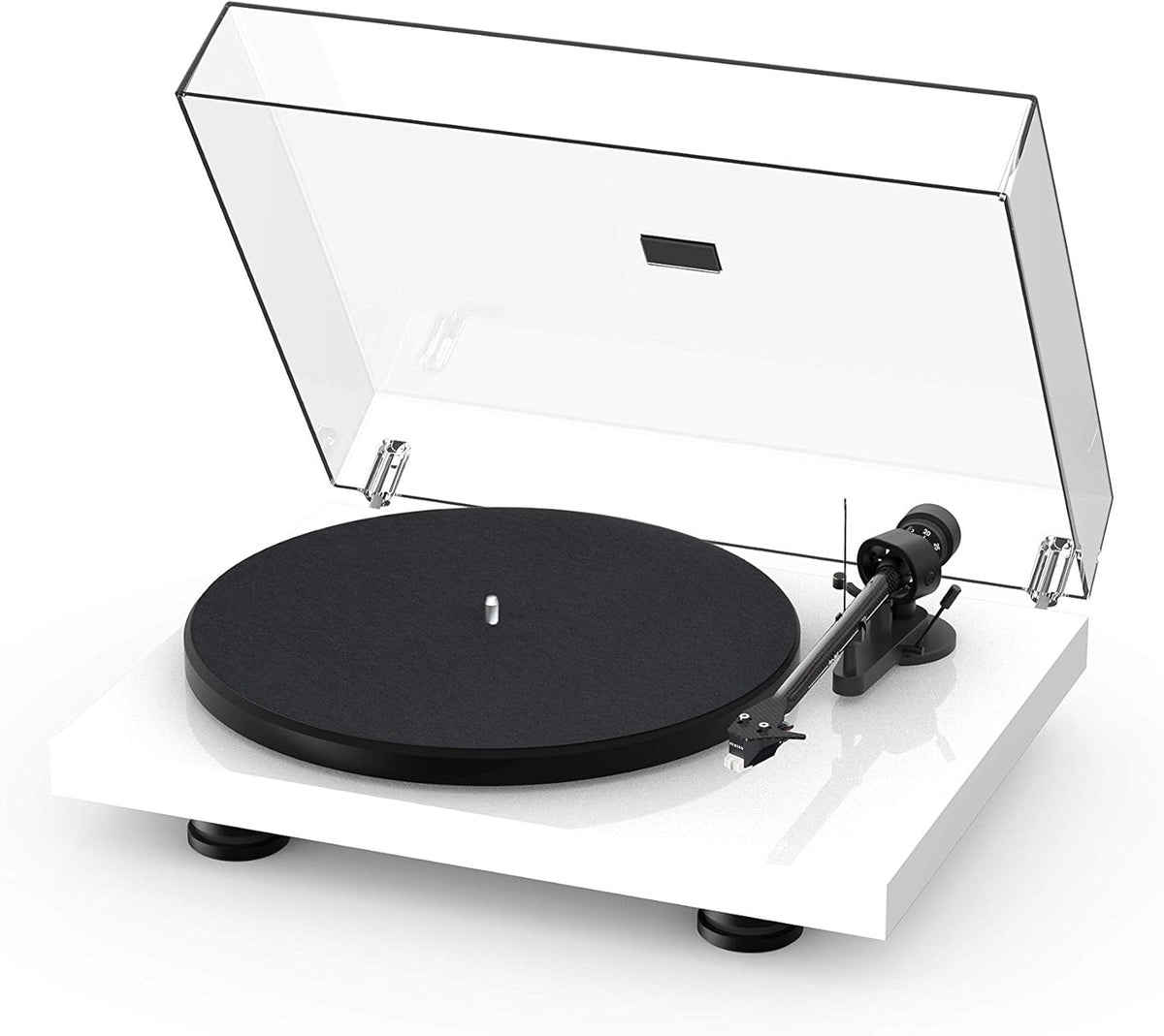 Satin Steel Blue Turntable with Carbon Fiber Tonearm X27616